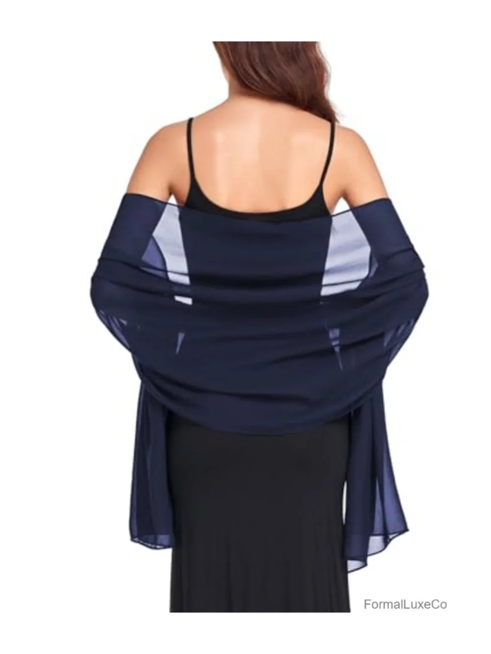 Chiffon Shawl Wrap Scarf for Women Evening Wedding